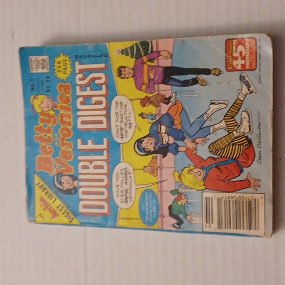 $4 Add-on "Betty and Veronica Double Digest" #5 - Vintage Paperback Comic Book